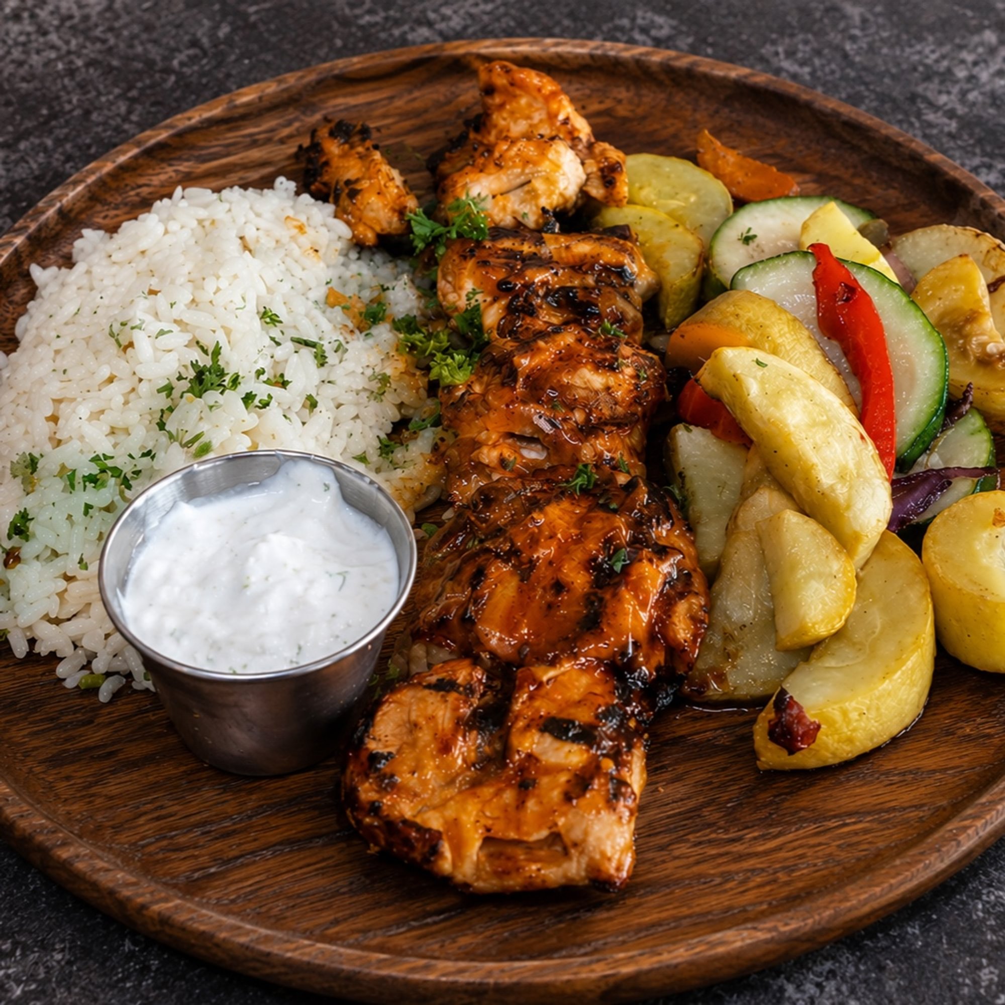 Souvlaki Plate
