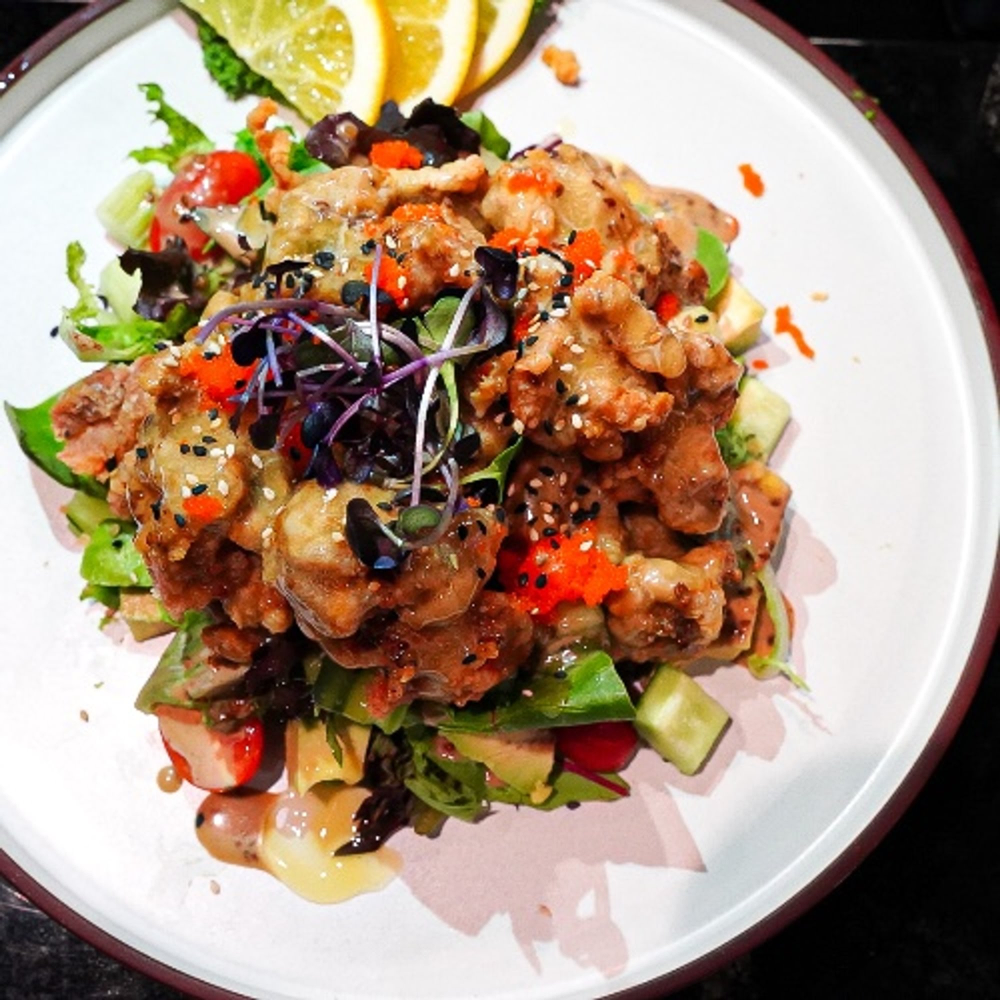 Chicken Karaage Salad