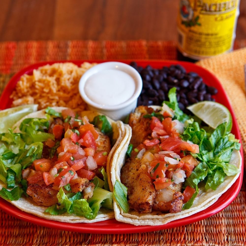 Cajun Fish Taco Platter