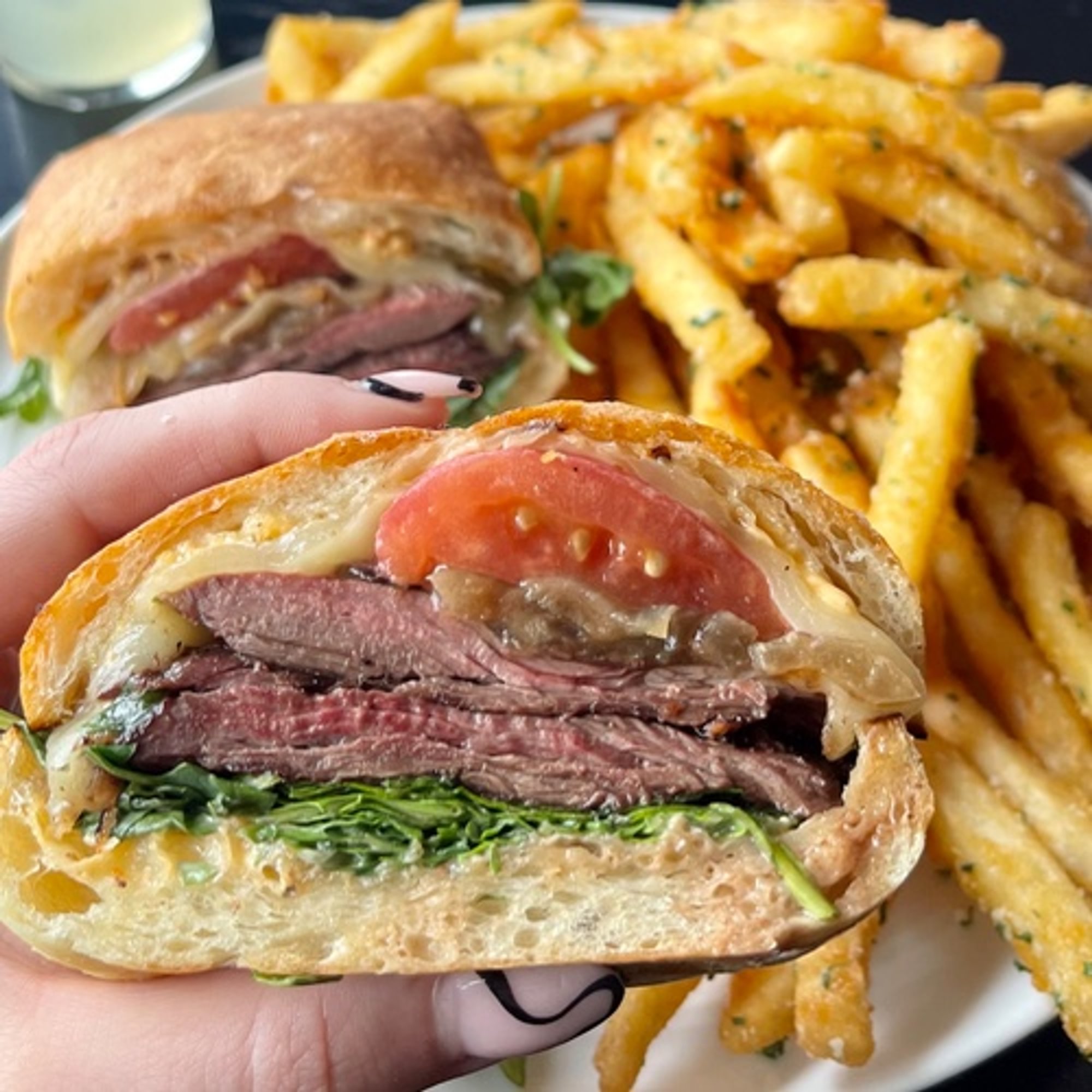 *Sliced Steak Sandwich