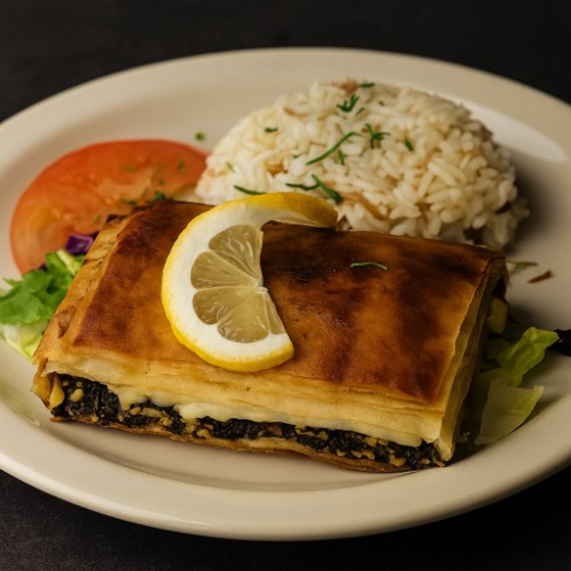 Spanakopita Plate