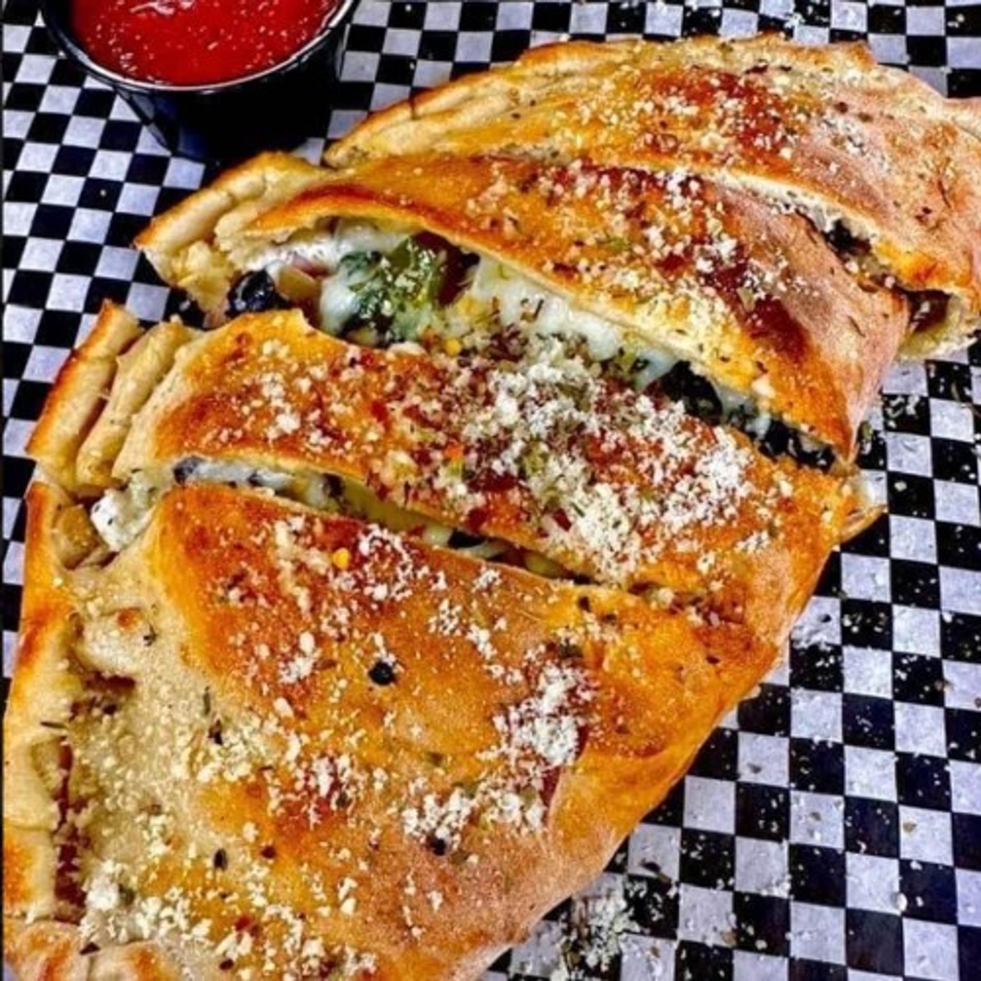 The Veggie Calzones