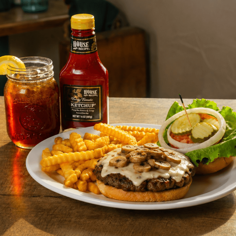 Mushroom & Swiss Burger