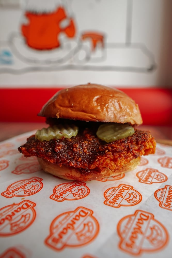 Darbar's Hot Chicken Sandwich