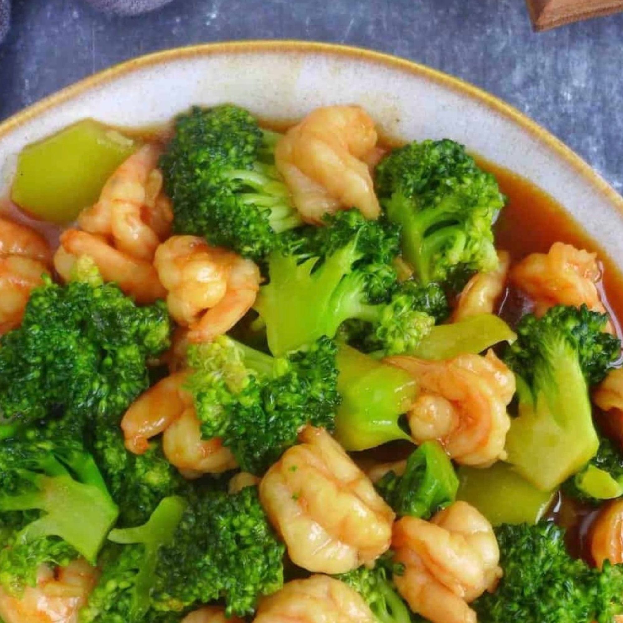 52. Shrimp with Broccoli