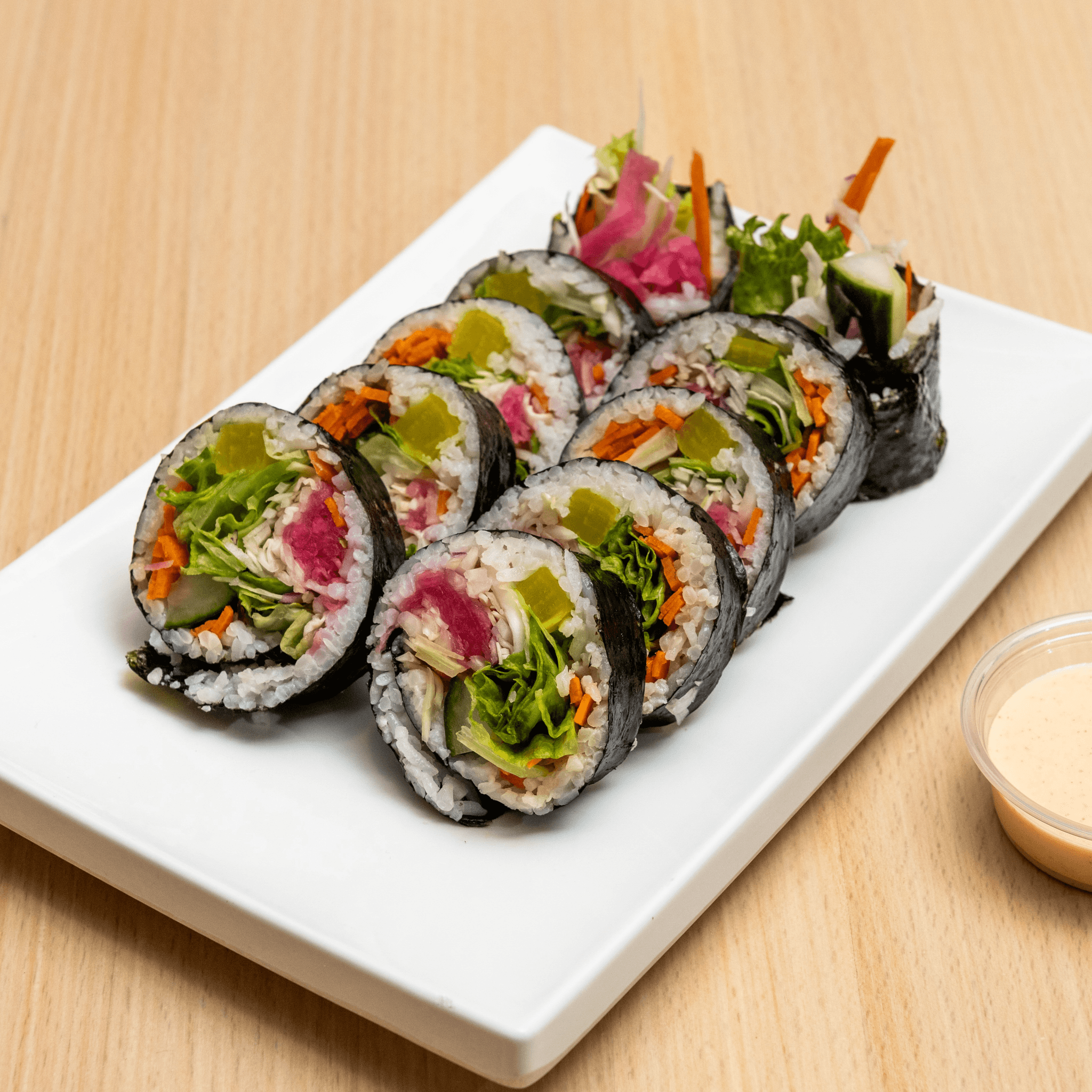 Vegetable Gimbap (Korean Rice Roll)