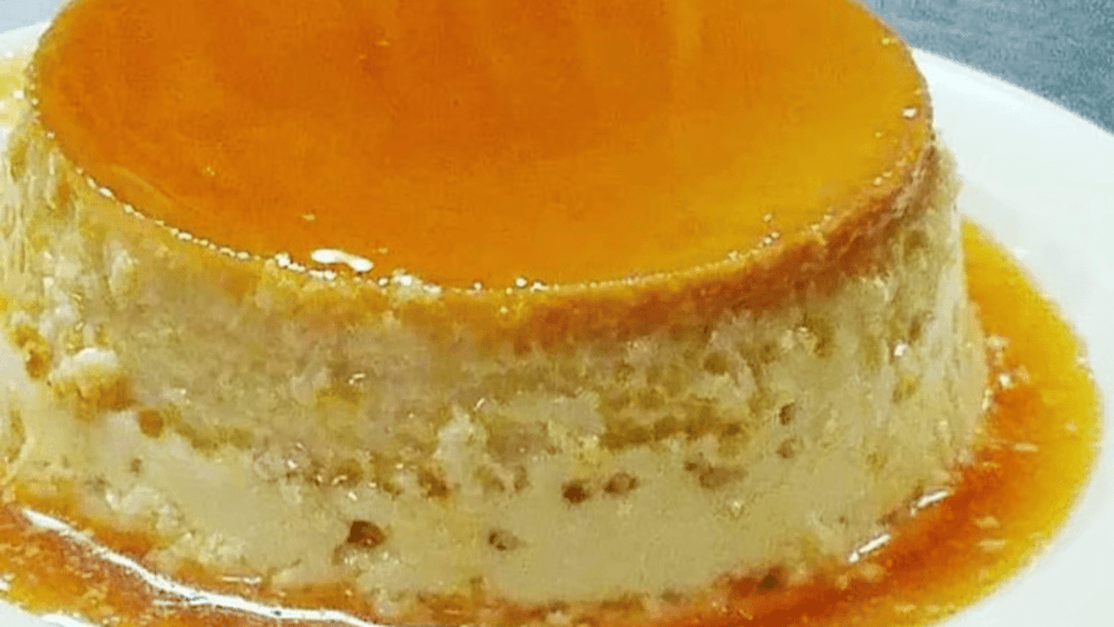 Flan Con Caramelo Or Rompope