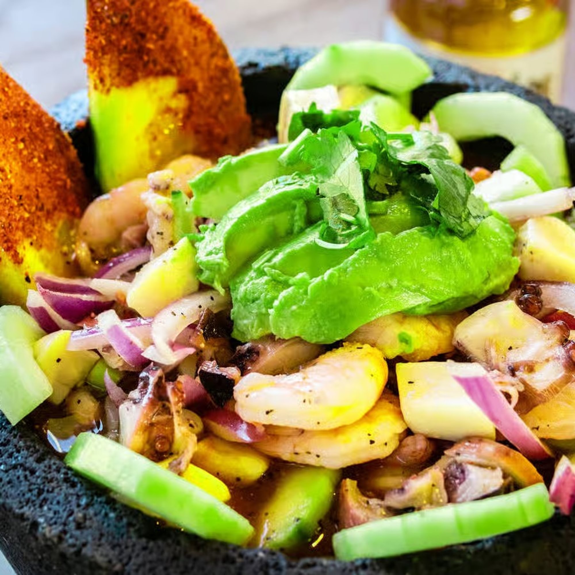 Molcajete de Mariscos Frío