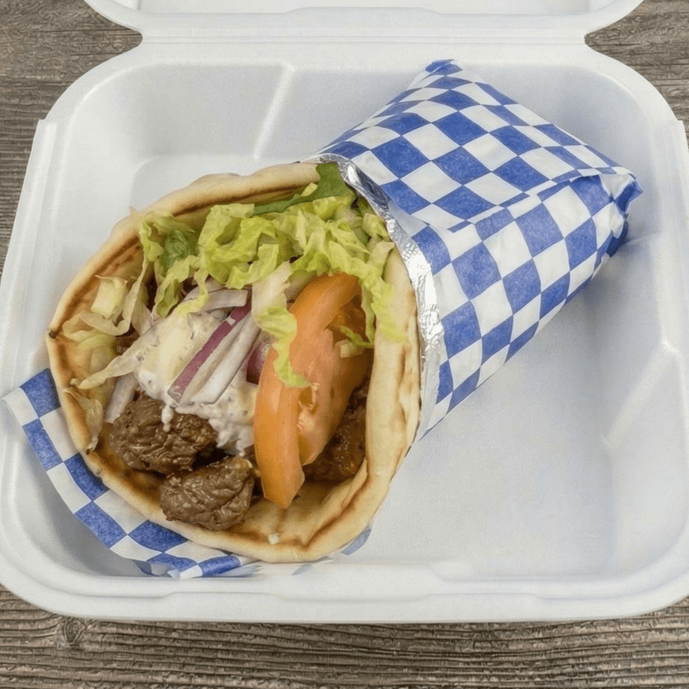 Beef Souvlaki Wrap