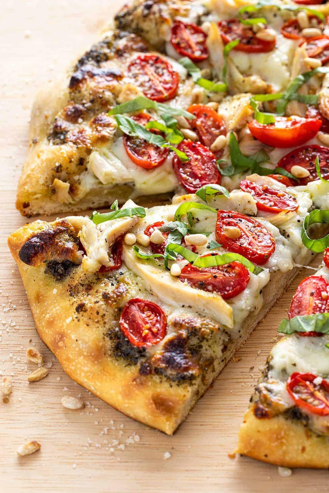 Pesto Chicken Pizza