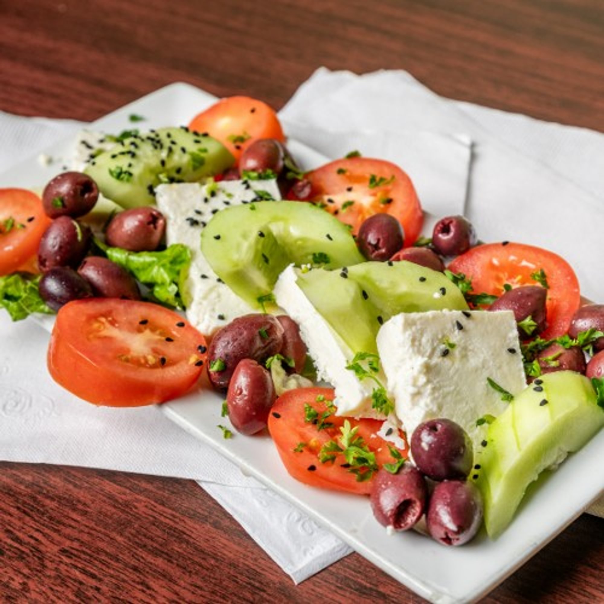Feta Cheese Olive Platter
