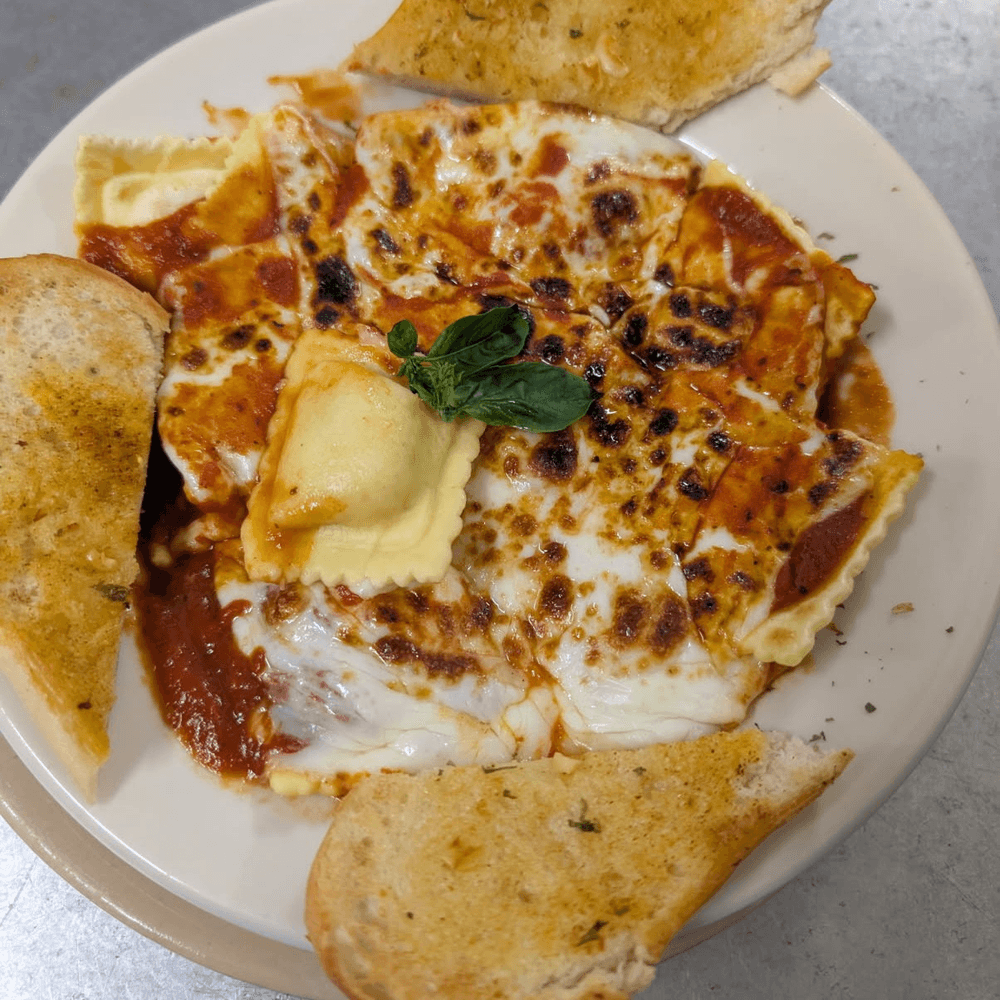 Cheese Ravioli Parmigiana