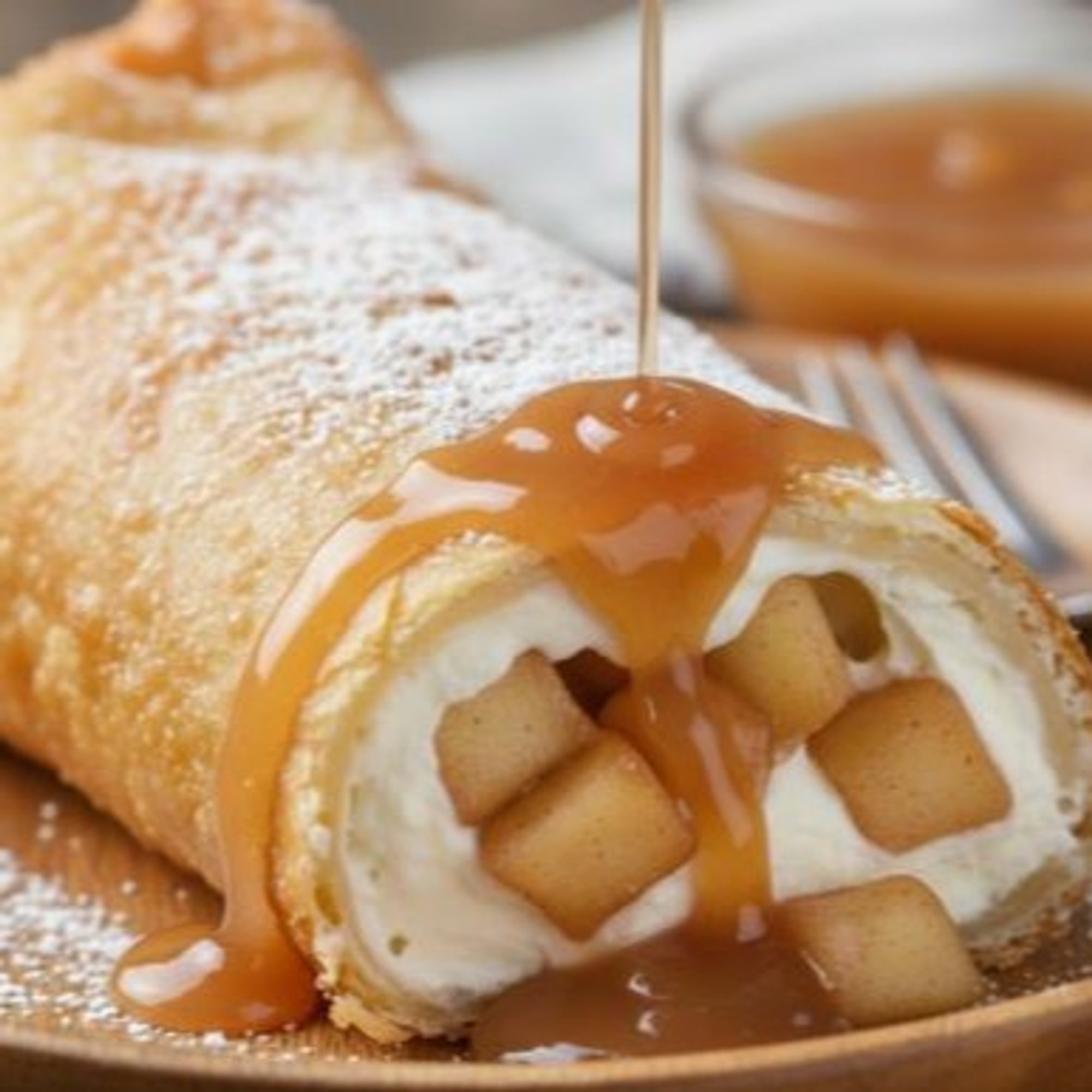 Fried Apple Cheese Cake