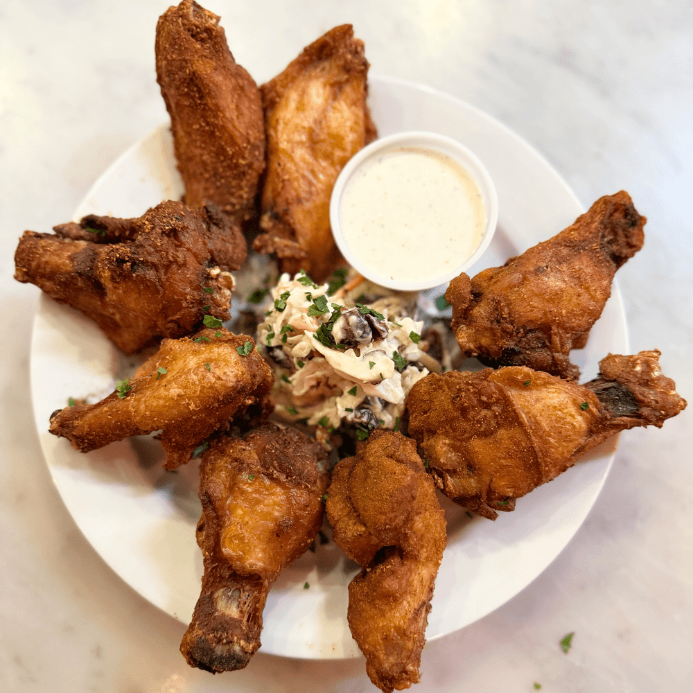 Bistro wings dinner
