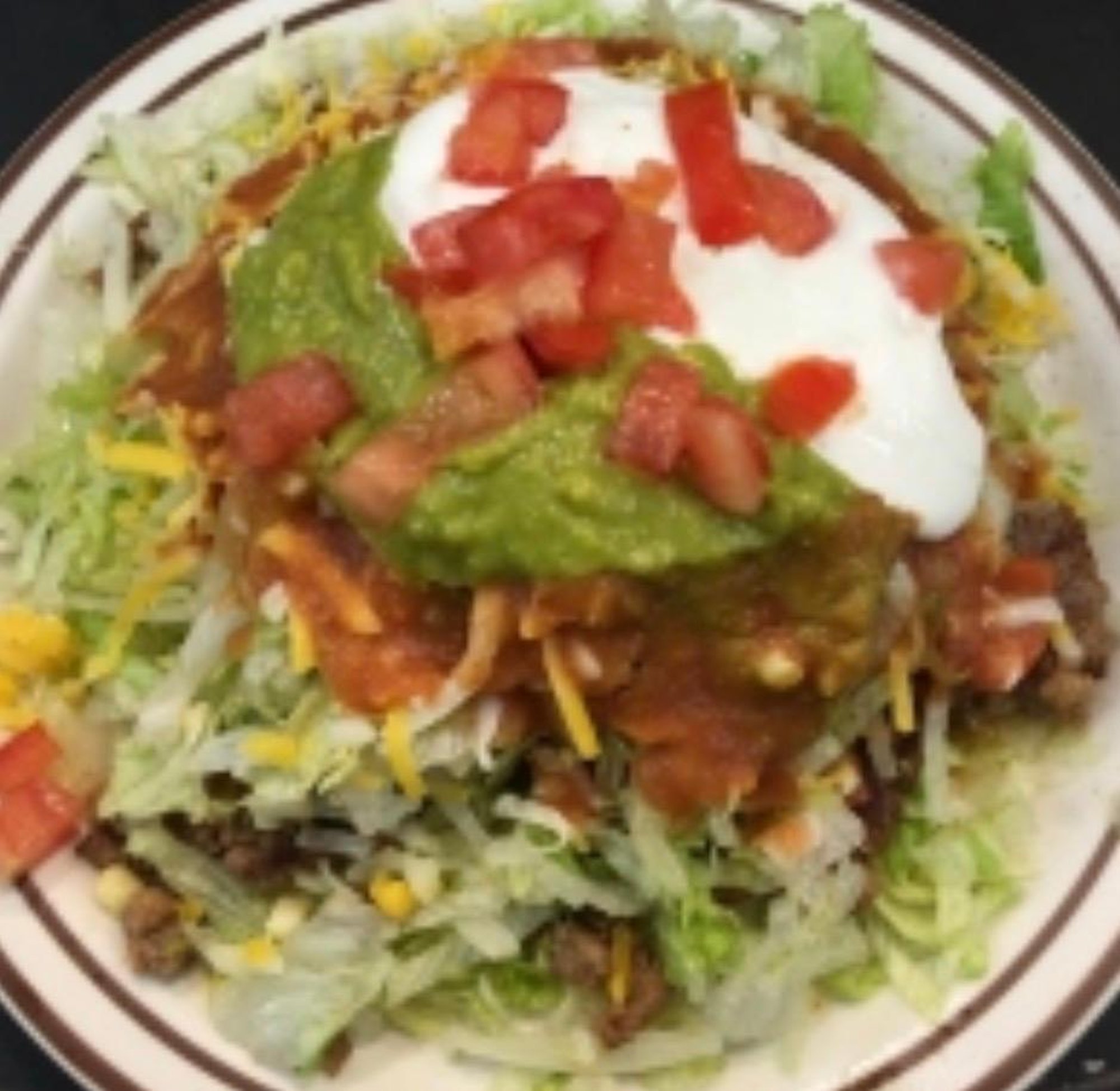 Meat Tostada
