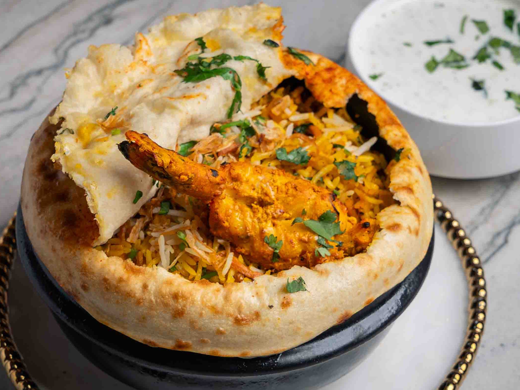 Shrimp Parda Biryani