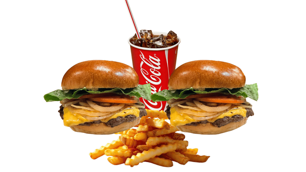 2 Smashburgers, Fries & Drink Combo