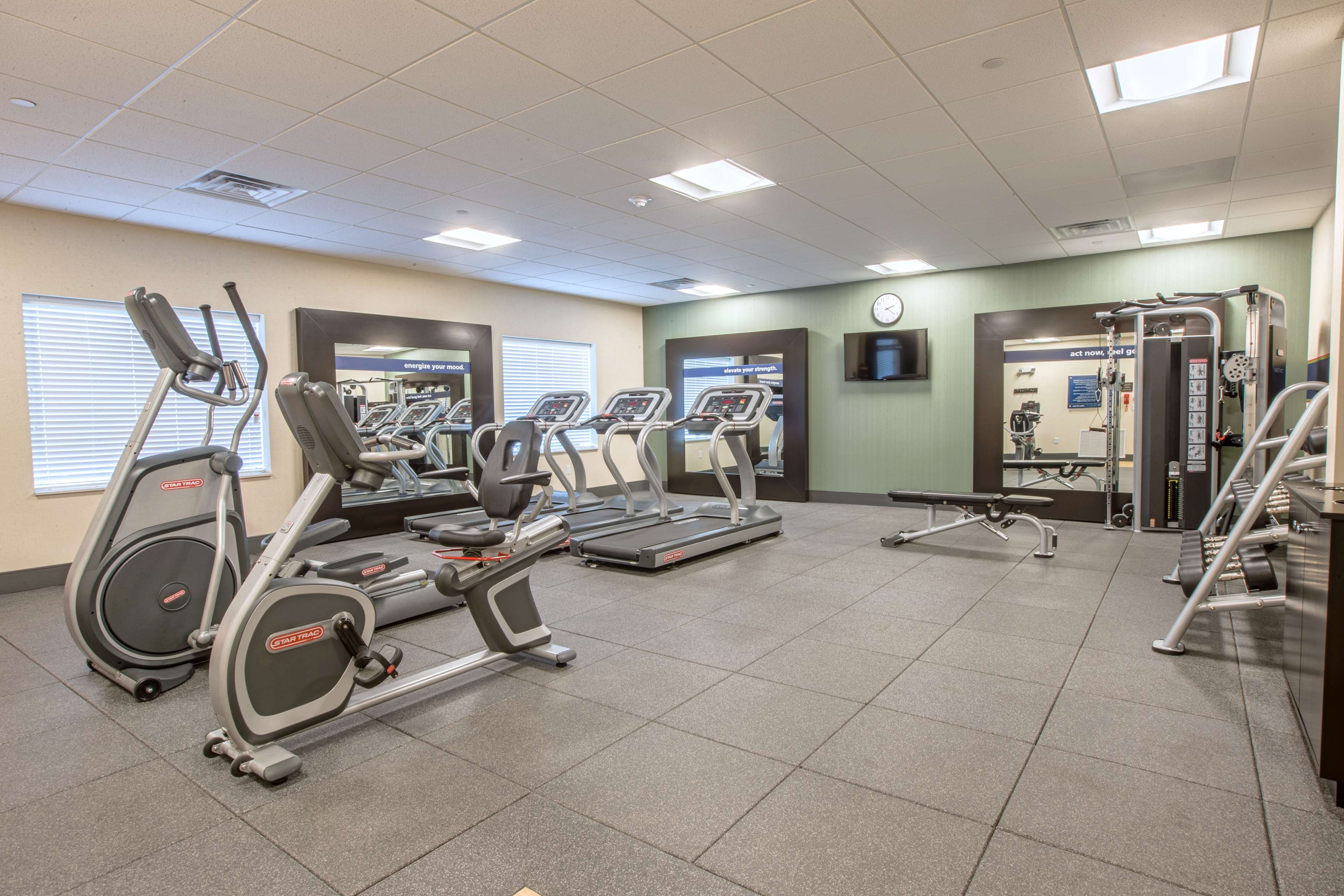 Health club  fitness center  gym