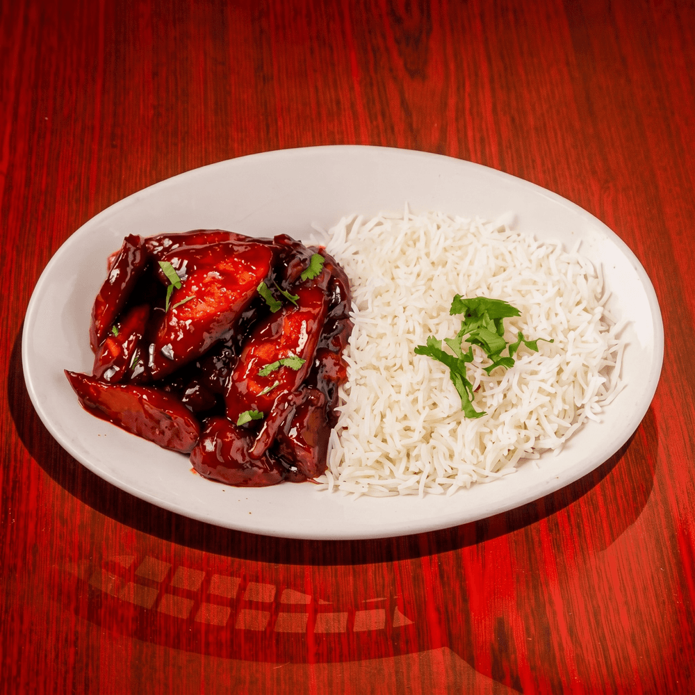 Smoked Hot Links With Rice