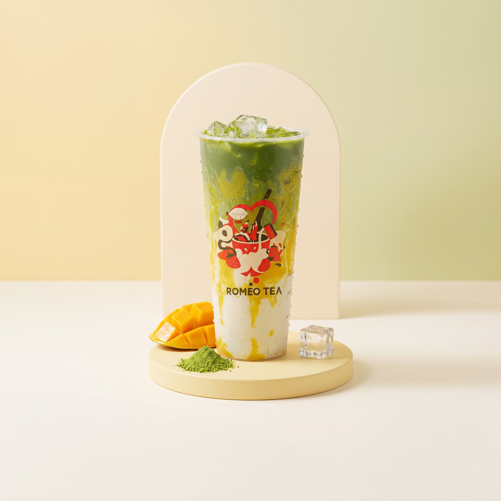Mango Matcha Latte