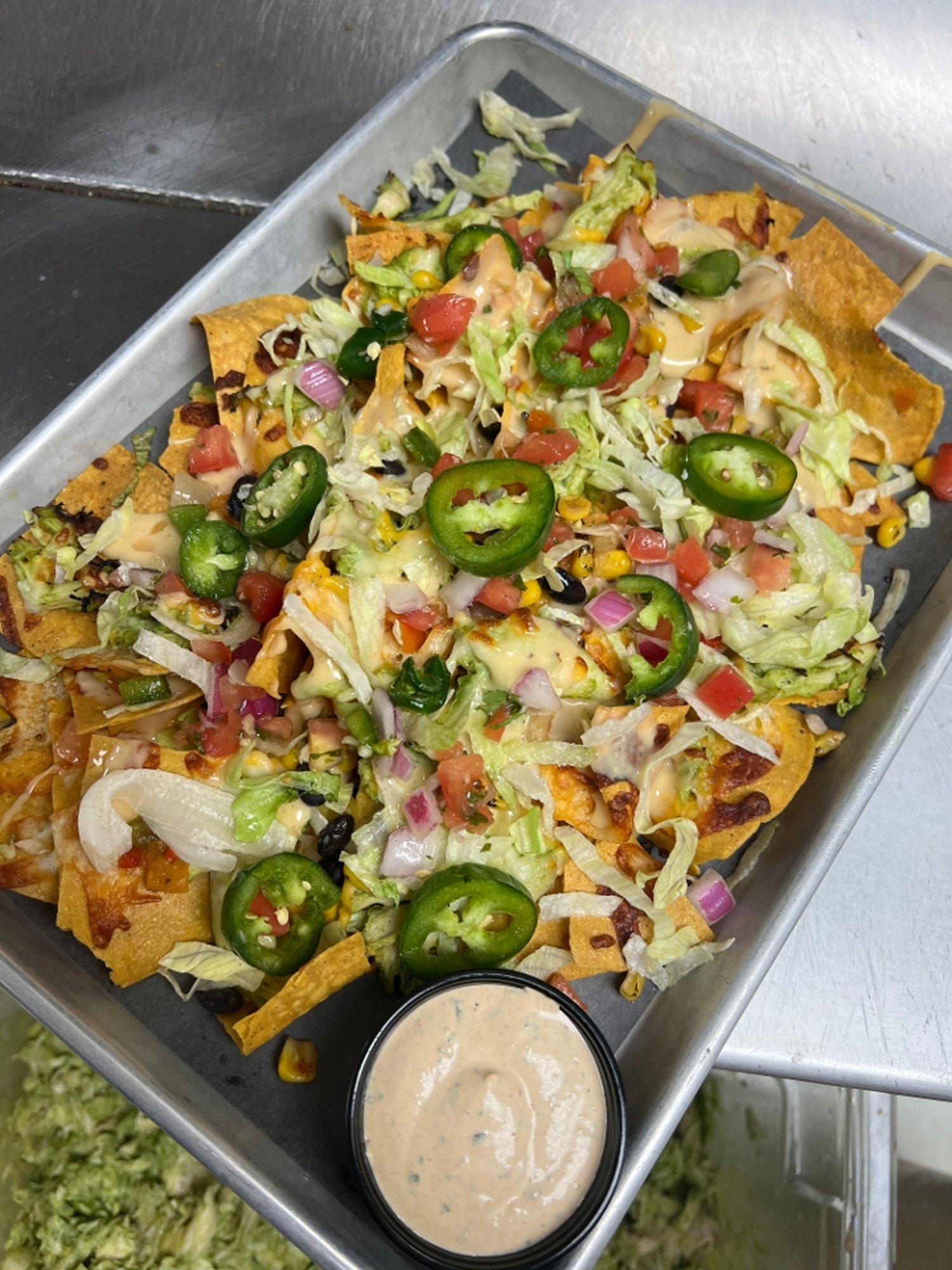 CILANTRO LIME CHICKEN NACHOS