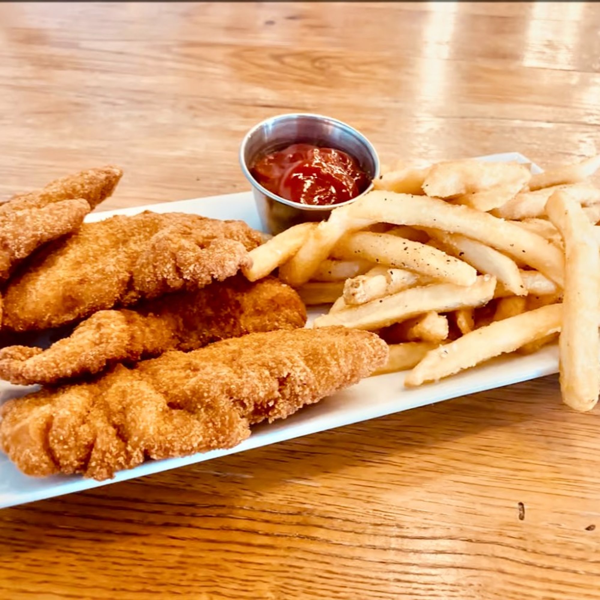 Chicken Fingers with French Fries