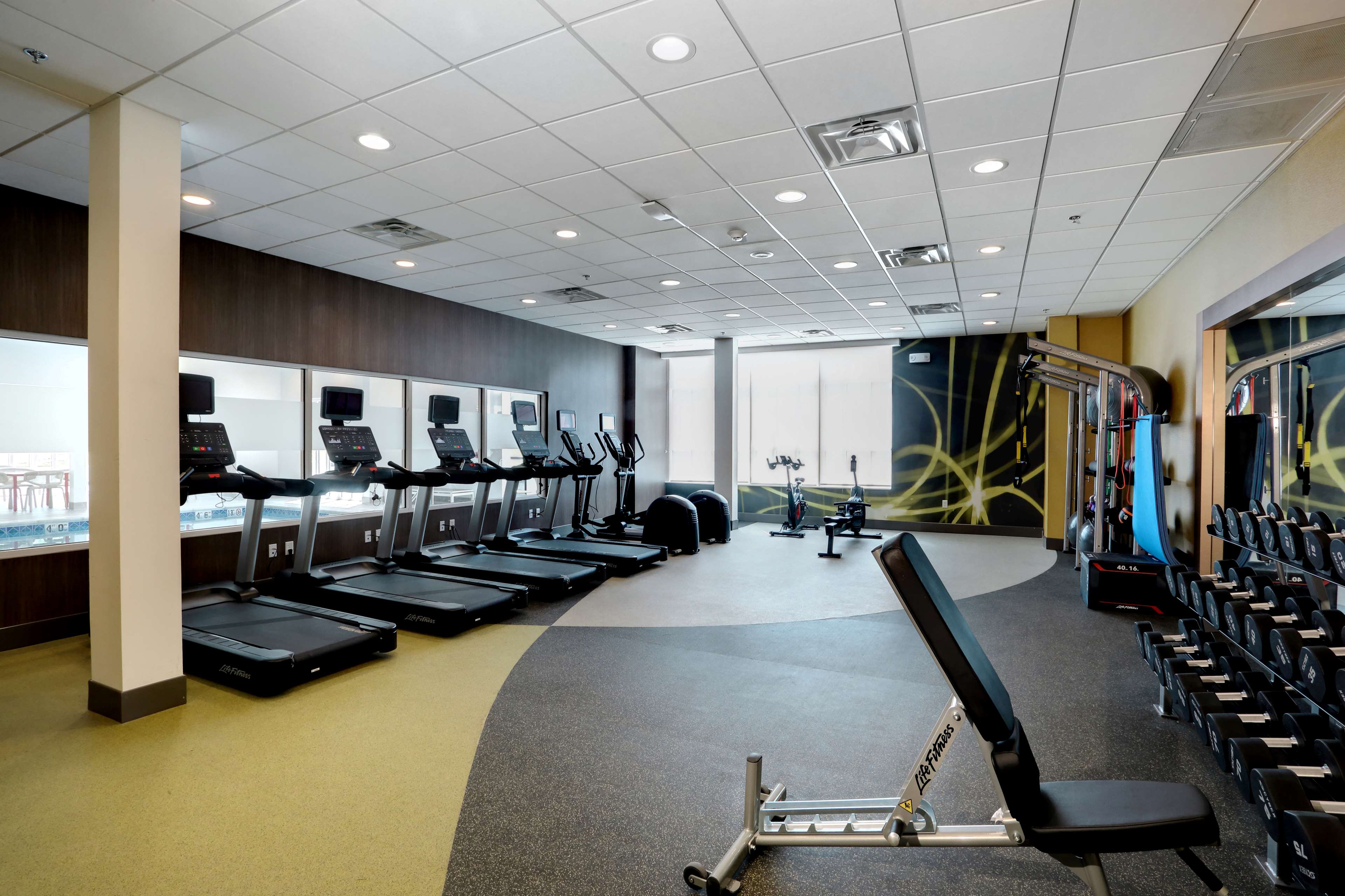 Health club  fitness center  gym