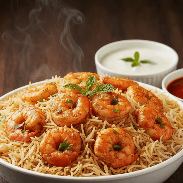 Shrimp Biryani (NF)