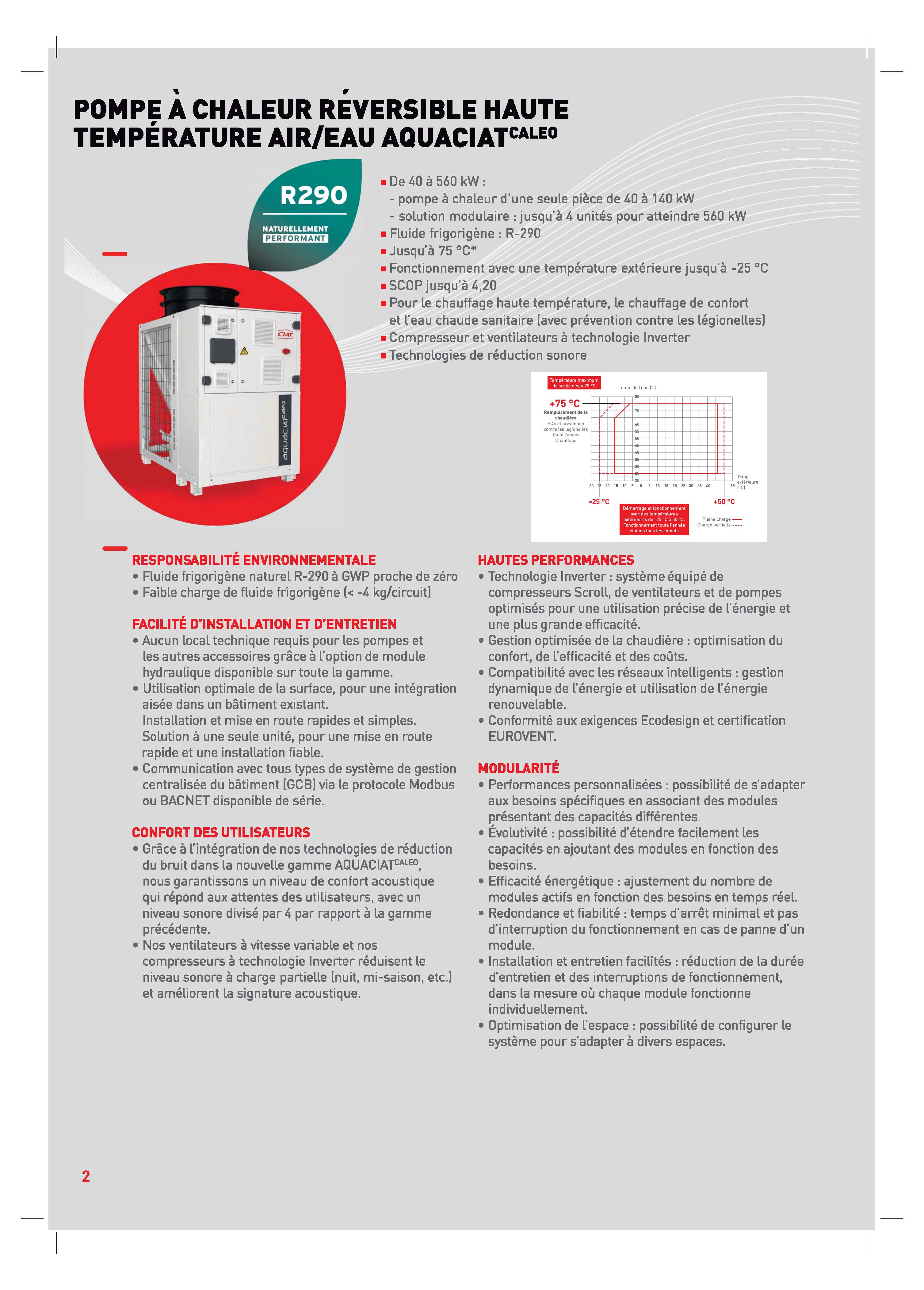Pompe a chaleur Caleo Itev 290