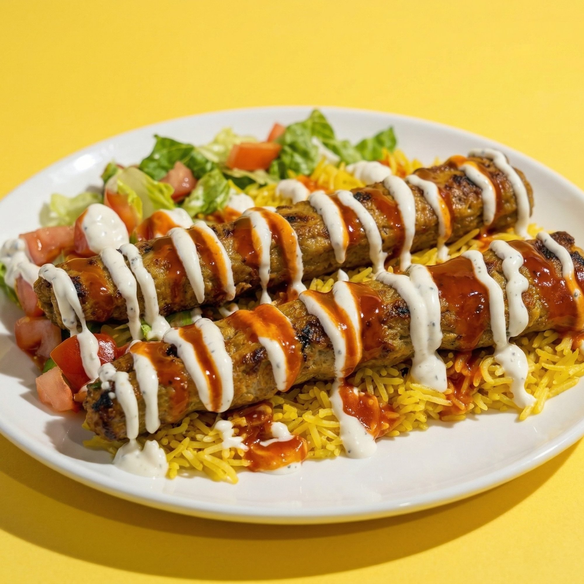 Kabab Over Rice