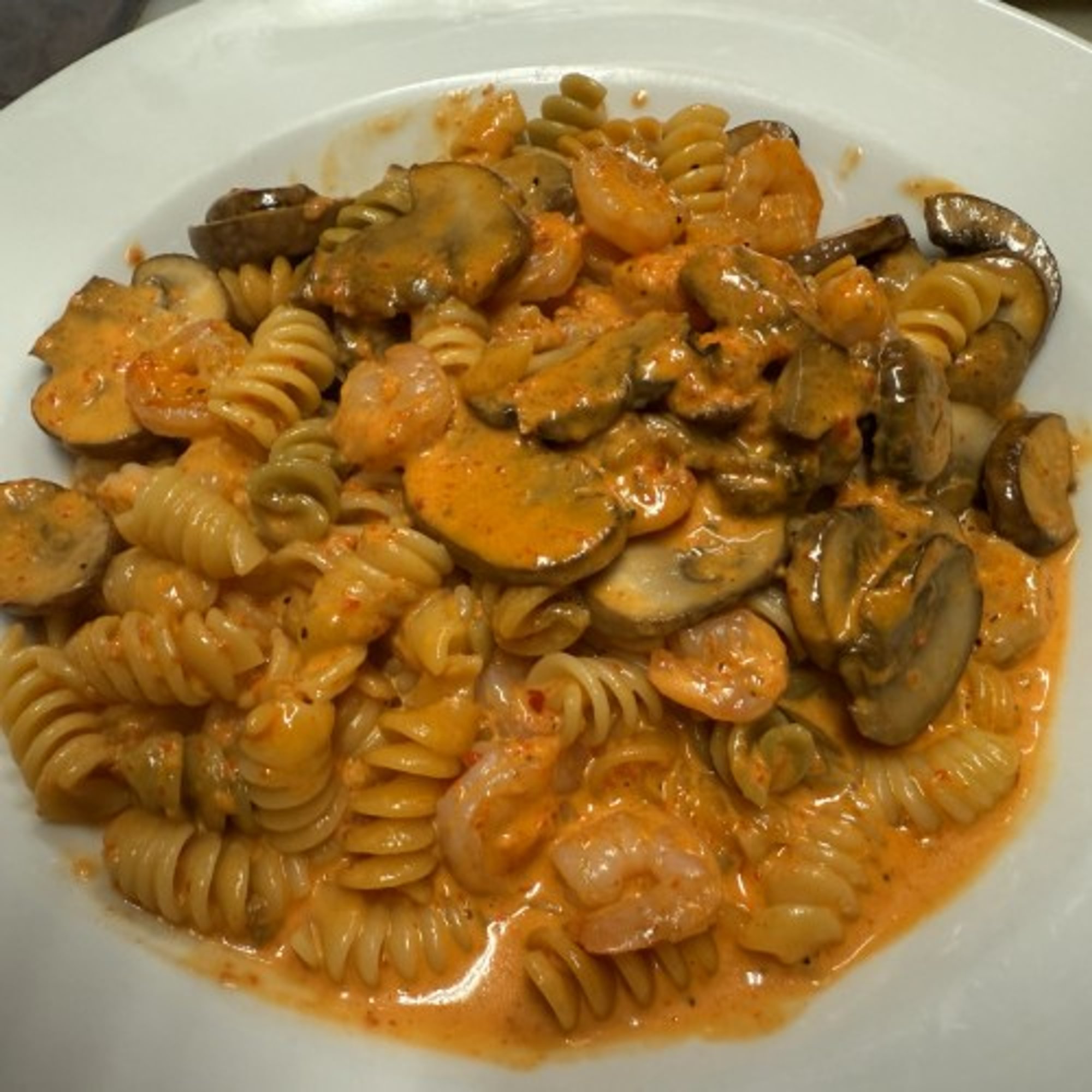 Shrimp & Mushrooms