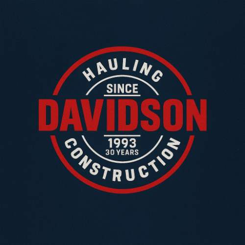 Davidson Hauling & Construction Logo