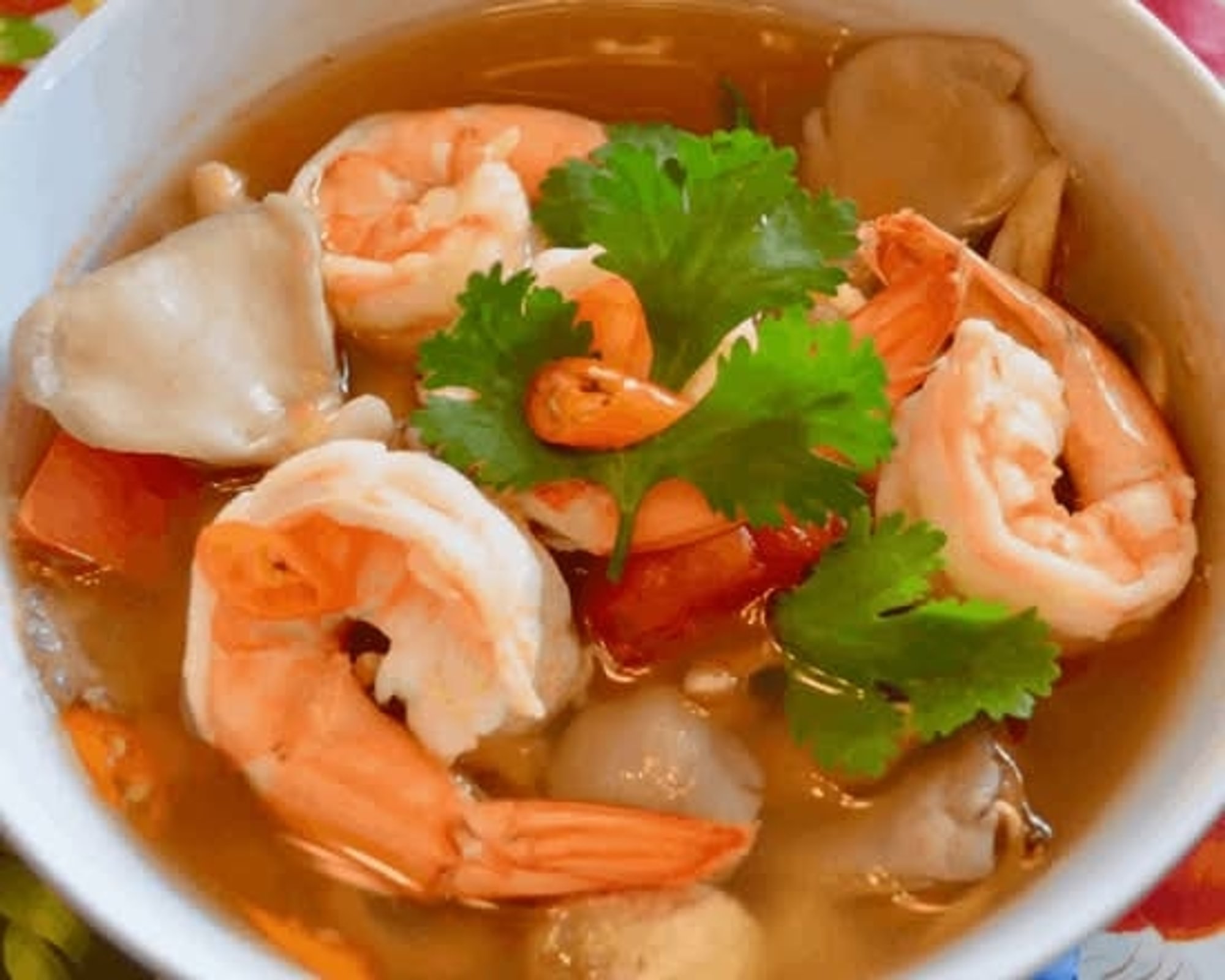 Tom Yum Koong (Shrimp Hot & Sour)