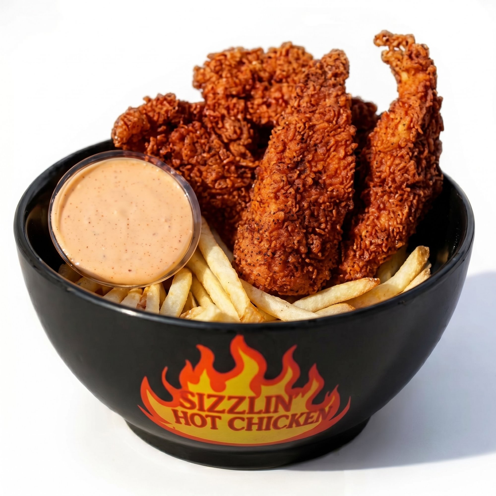 2 Pcs Sizzlin' Chicken Tenders & Fries