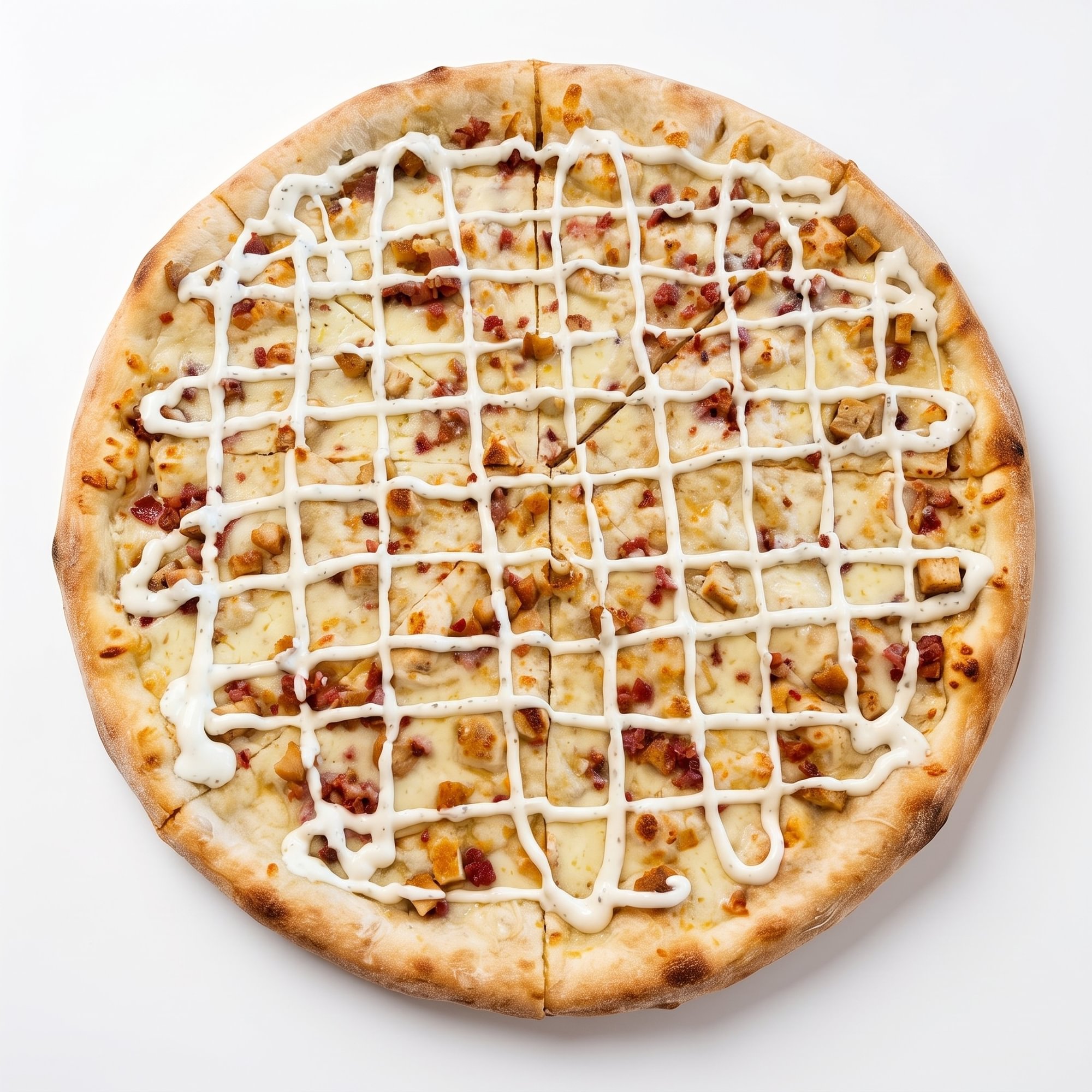 Chicken Bacon Ranch Pizza