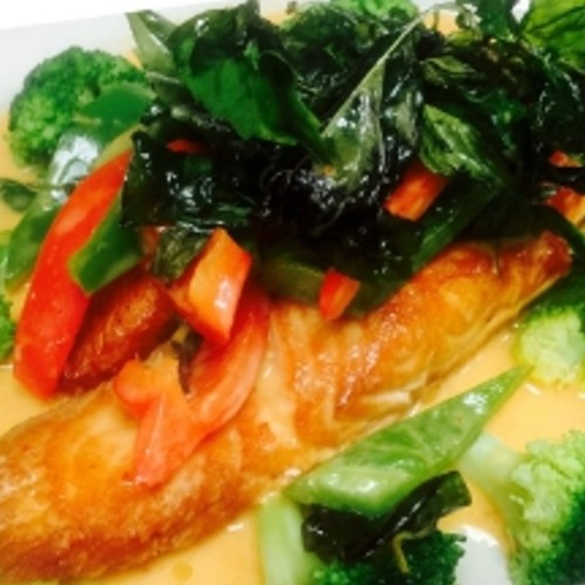 Salmon Panang Curry