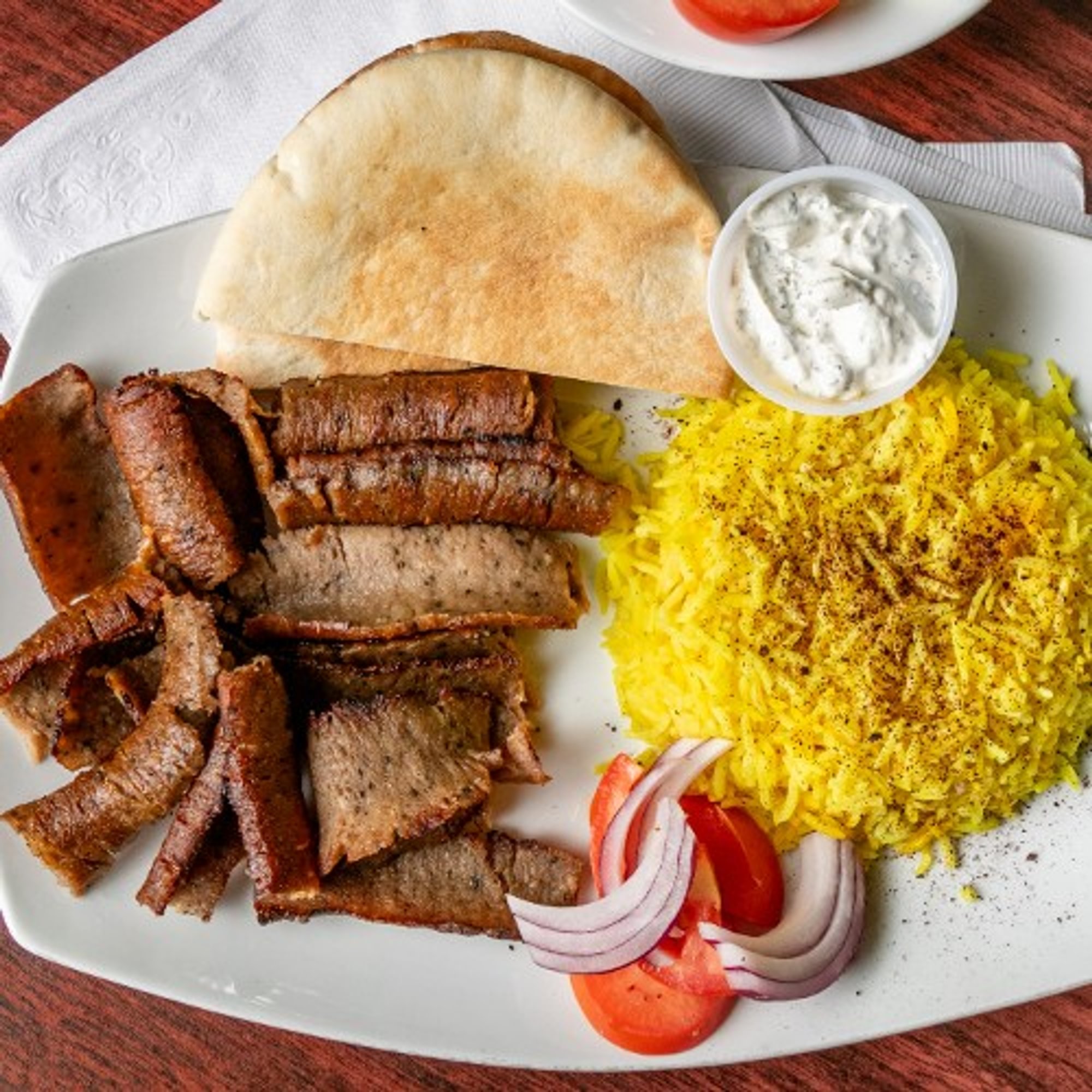 Gyro Plate Lunch Platter