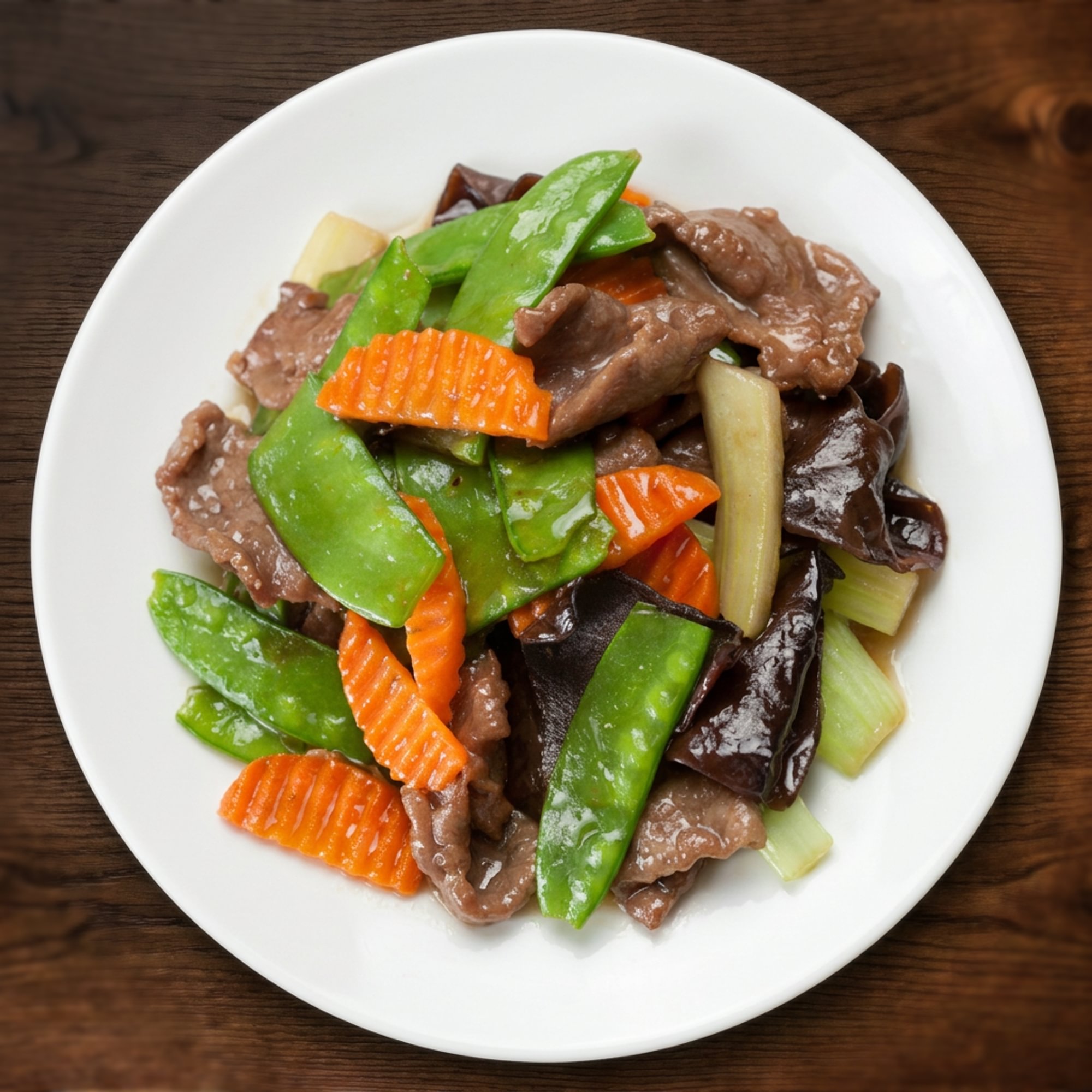 Beef with Snow Peas / 雪豆牛