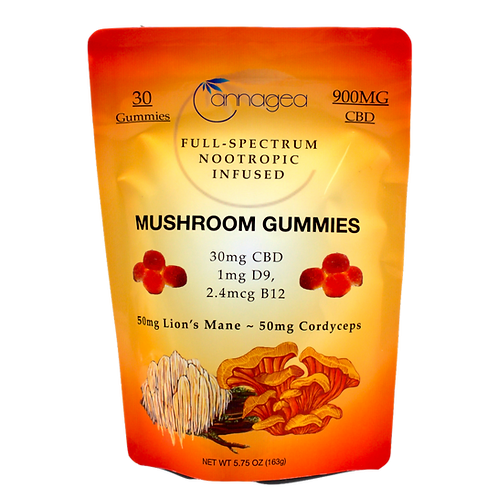 Daytime CBD Gummies for Focus – 30mg Full Spectrum CBD + Lion’s Mane & Cordyceps