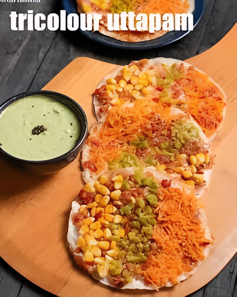 Tri Color Uthappam