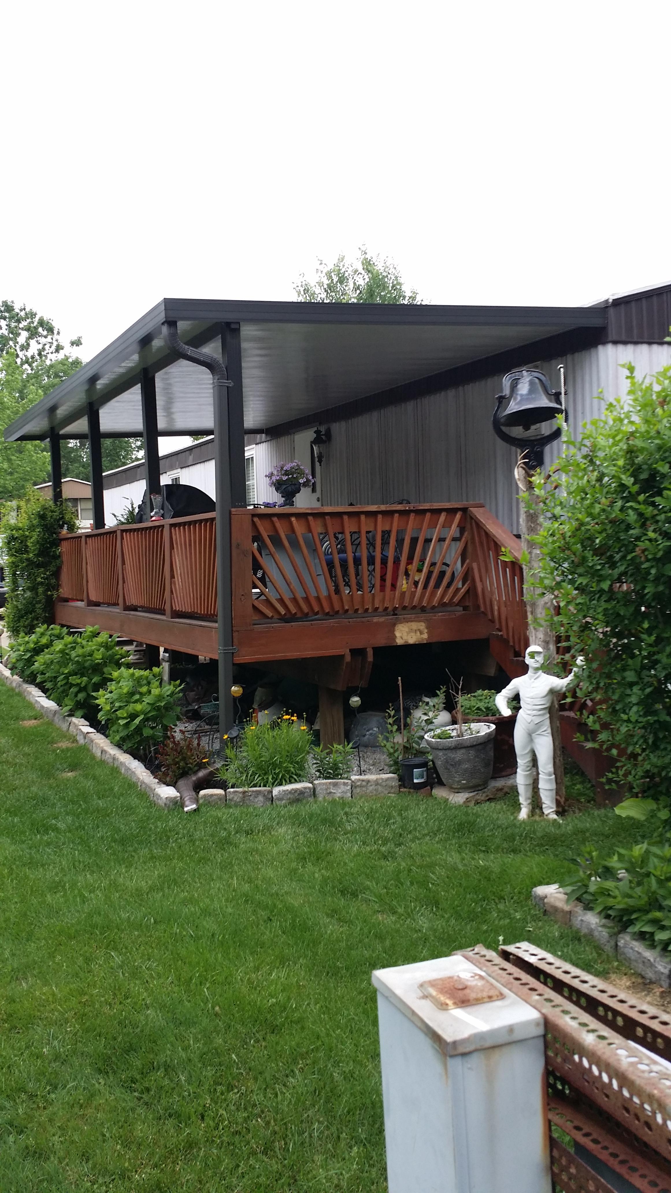 Think of the investment in wood, stain, french doors, and the rooms it covers. Giant Factory Direct patio covers save you money and pay for themselves.