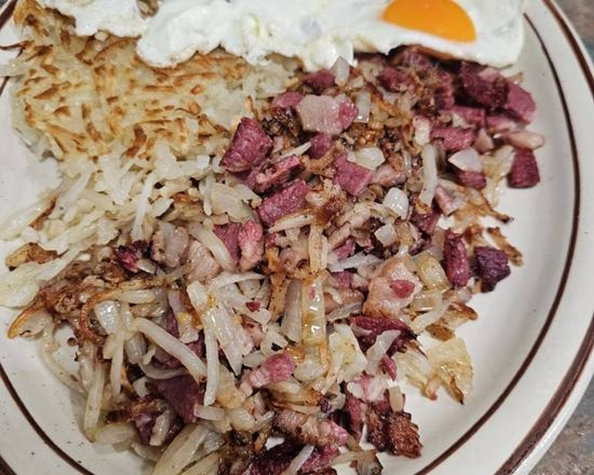 Braised Corned Beef Hash