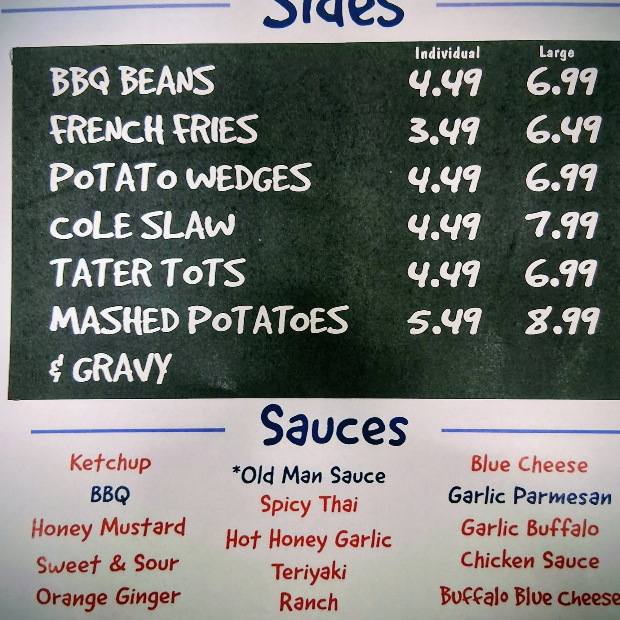 SM. French Fries 1/2 pound