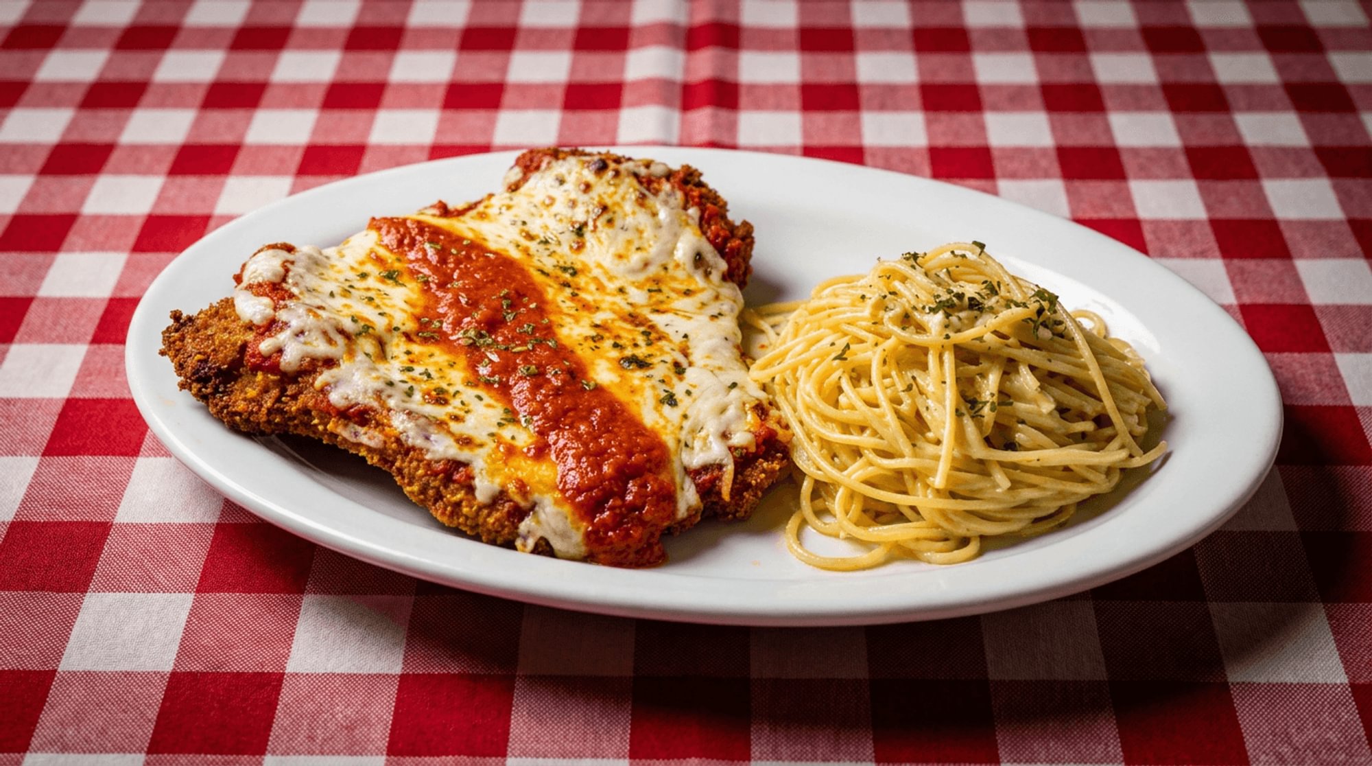 Kenny's Favorite "Bone In" Veal Parmigiana