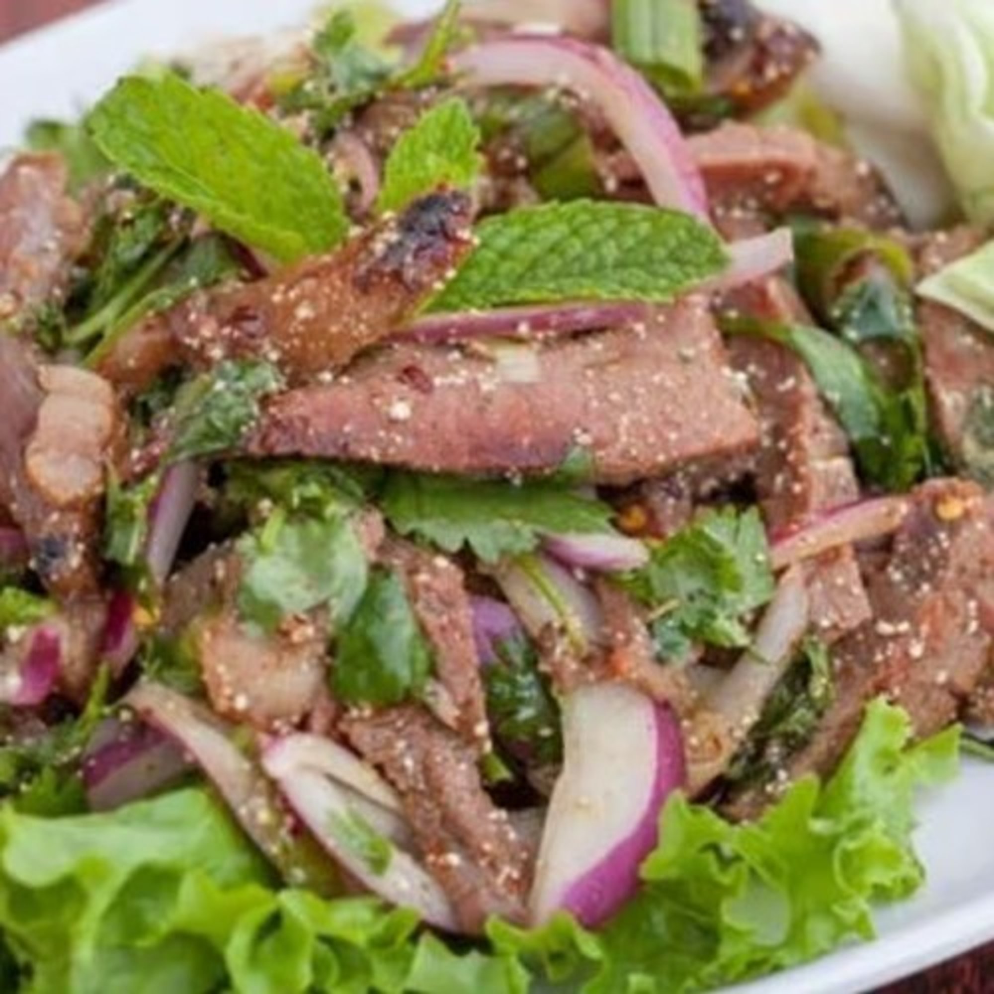 Grilled Beef Nam Tok (น้ำตกเนื้อ)