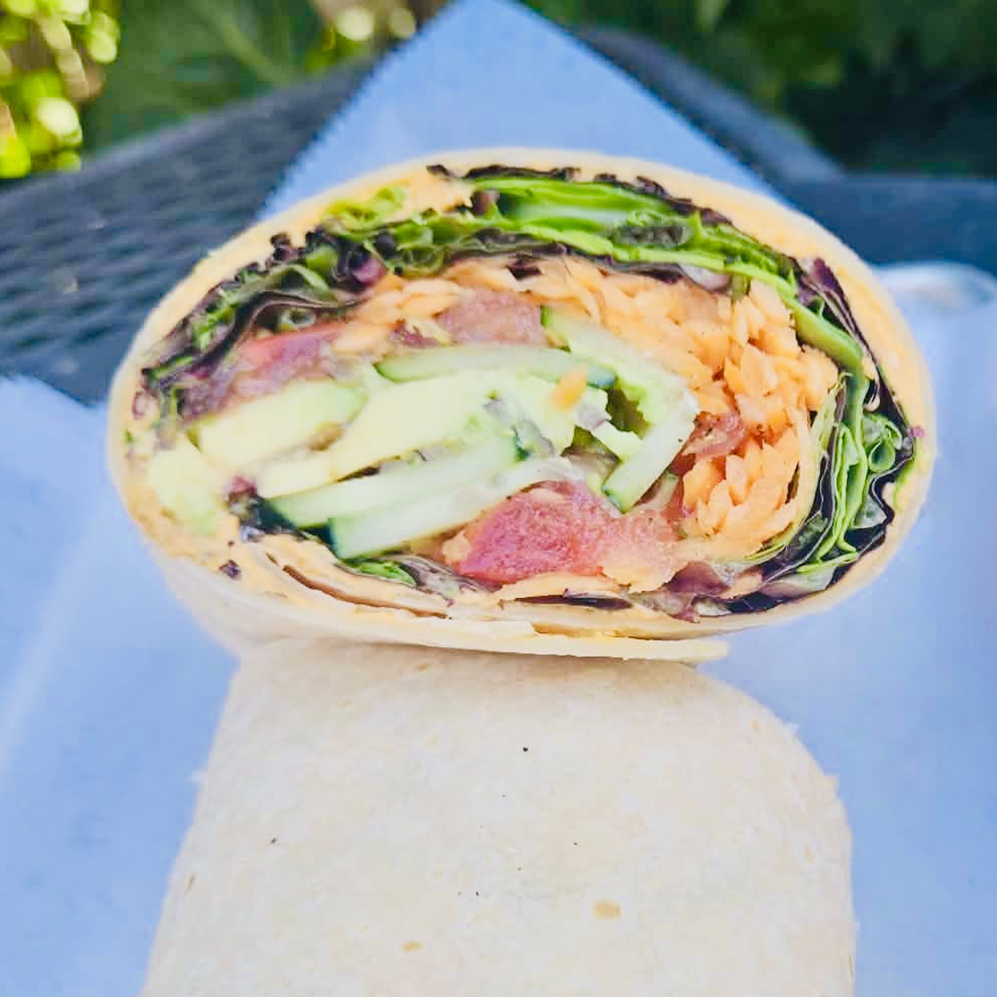 The Vegan Wrap Sandwich