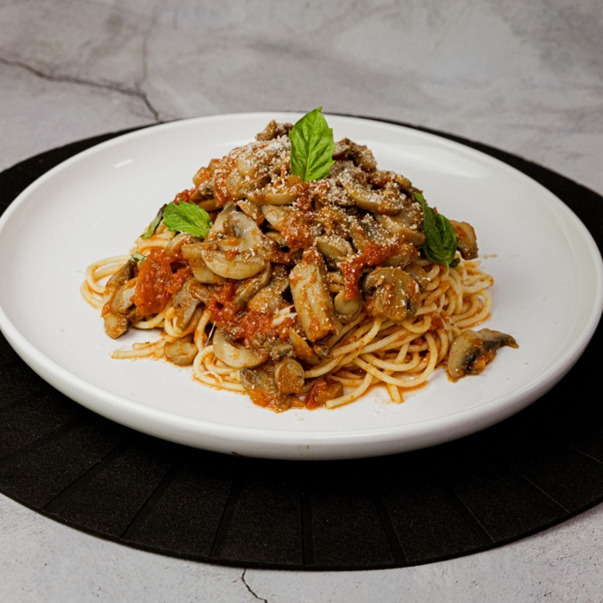 Spaghetti w/ Mushroom Pasta