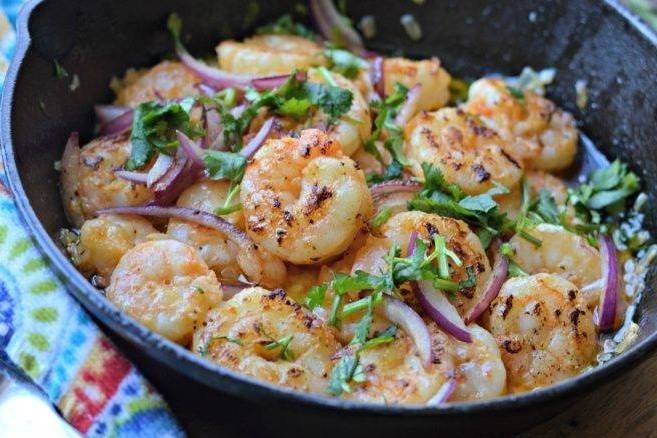 Camarones Al Mojo De Ajo