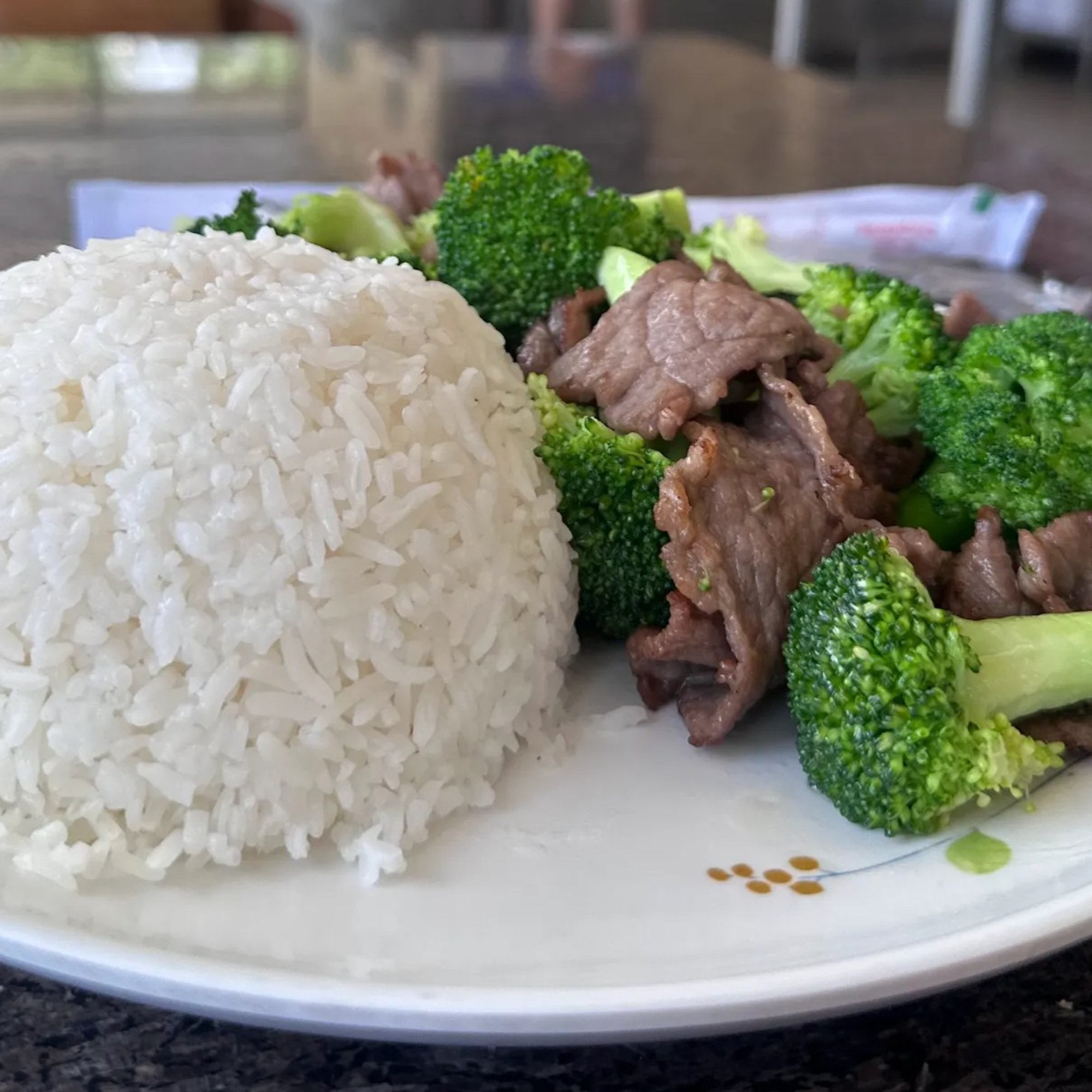 13. Broccoli Beef with Rice