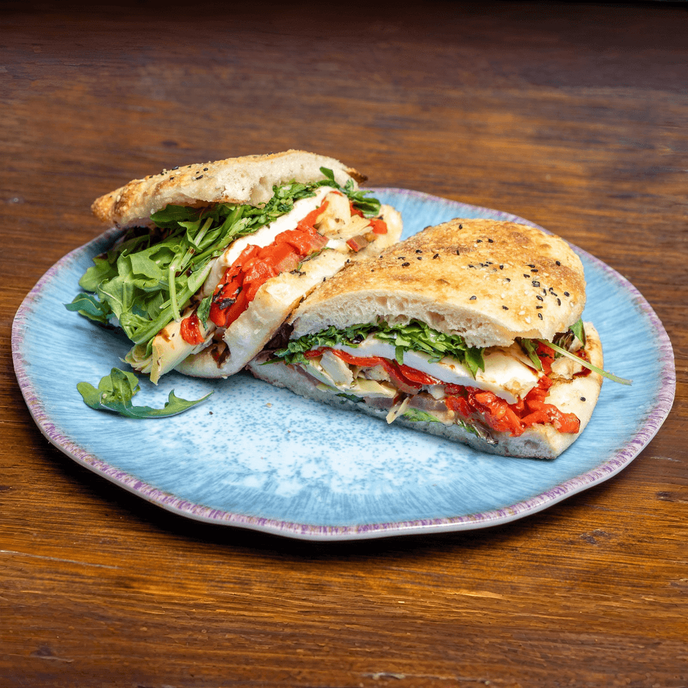 Grilled Veggie Caprese Sandwich